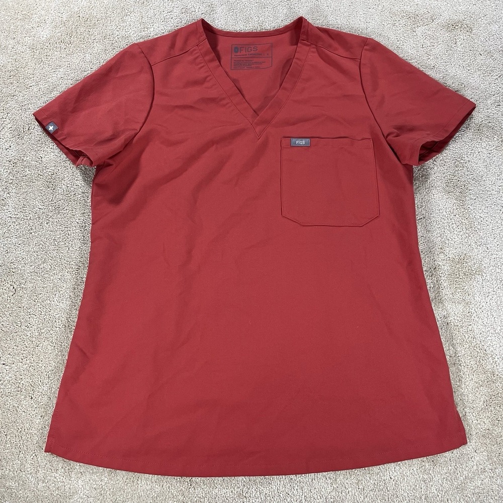 FIGS Technical Collection One Pocket Scrub Top Size Small Style FW1000 EUC